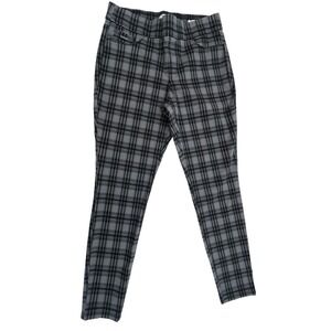 Nine West Plaid Heidy‎ Pull On Skinny Pants Women's Casual